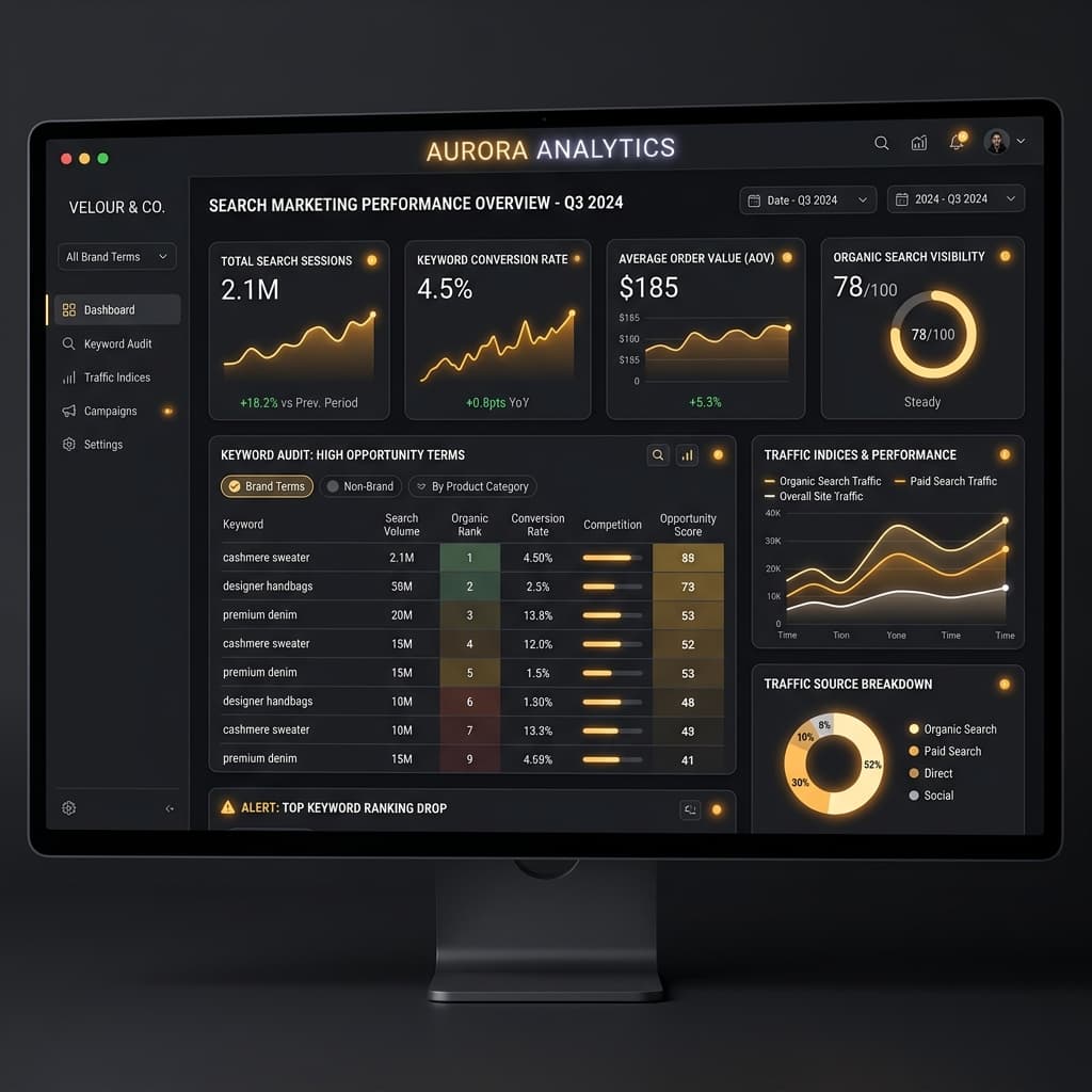 Apex Retail SEO Audit & Expansion mockup