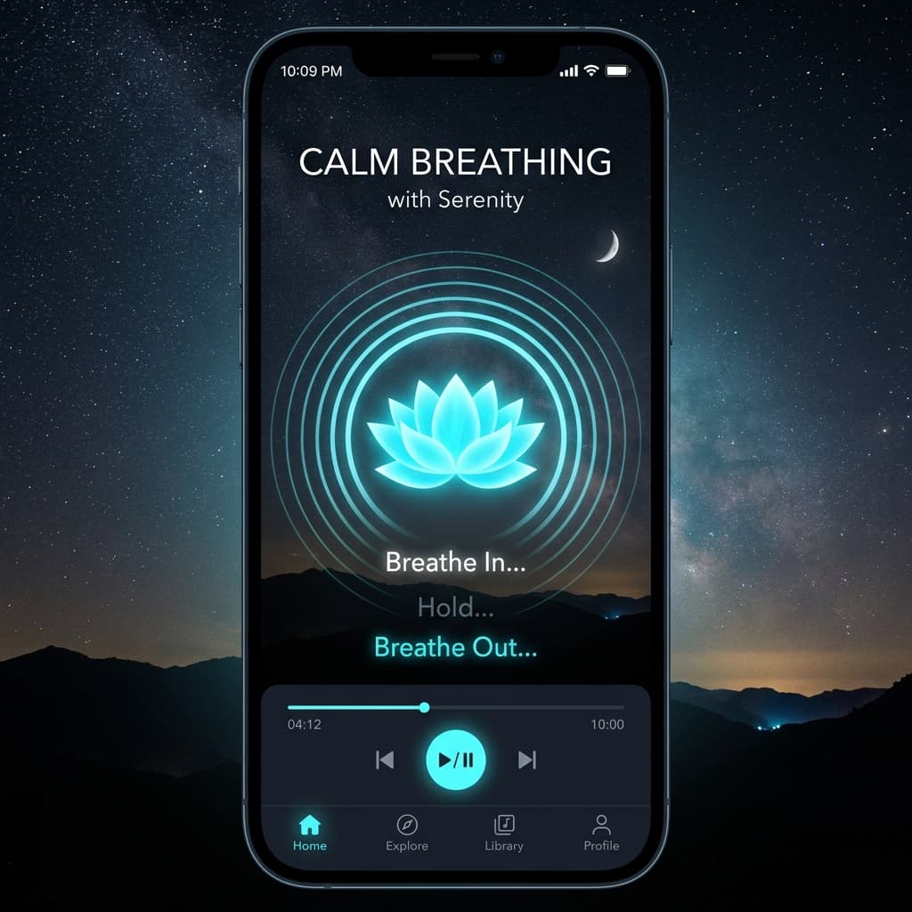 ZenFit Mindfulness App mockup
